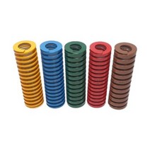 신흥 금형스프링 외경 22x25~175 / AL(청색) AM(빨강) / 하중별 스프링 / 금형제작용스프링, AM(빨강) 중하중, 22x150, 1개