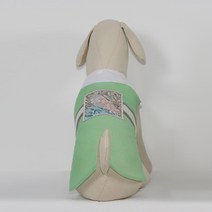 금동이 펫 GM005 연두공작패치 강아지 고양이 애견 한복, S