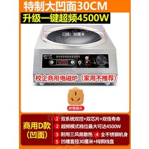 중식팬 인덕션 전기 웍 스토브 창업 중국집 5000w 오목, 4200W, 4200W상용D형대형(솥사용가능)