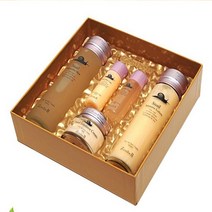 제니벨 달팽이 3종+샘플2개 토너 에멀전 크림 스네일 인텐시브 달팽이 점액여과물 마치현 장미꽃 추출물 스네일 3종세트 기초 화장품 여성 선물 세트, 1세트