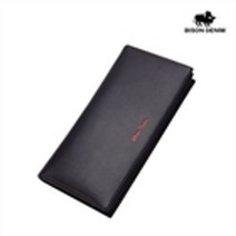 바이슨데님 BISON DENIM 남자 남성 수제 가죽 스트랩 대용량 통장지갑 장지갑 N4384 1B