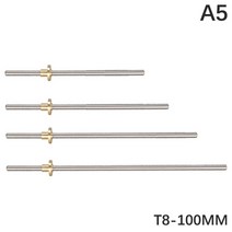 스테인리스 스틸 T8 리드 스크류 THSL-300-8D 사다리꼴 CNC 스레드 황동 플랜지 너트 용품 고품질 3D 프, 04 A5