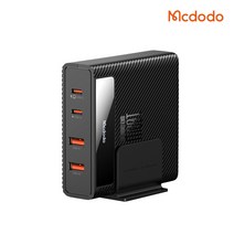 맥도도 GaN PD3 PPS 초고속 4포트 멀티 충전기 100W + C타입 to C타입 케이블 세트, 블랙