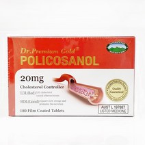 네이쳐스탑 닥터 프리미엄 골드 폴리코사놀 20mg 180정