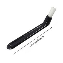 커피 브러시 에스프레소 머신 청소 때 플라스틱 손잡이 클리너 도구, [01] 14cm, [01] as show