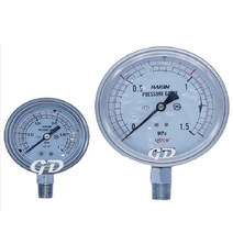 오일충만식 압력계 오일게이지 측정 압력 60파이 1kg, 60파이250kg, 1개