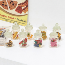 귀여운장식미니어처 베이커리 미니어쳐 유리병 베이커리모형 사탕볼 케익데코 사탕선물 미니어쳐세트 케익모양, 8번