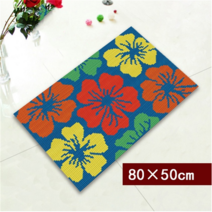 러그 대형 DIY 래치훅 스킬 자수 키트 스퀼 레치 매트 곰돌이 꽃 늑대 발매트, 단일사이즈, 블루 곰돌이, 1개