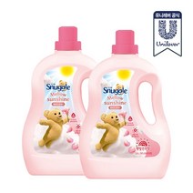 스너글 멜로우 선샤인 섬유유연제 햇빛건조향, 1.8L, 2개