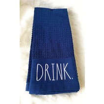 Rae Dunn EAT and Drink 자수 주방 타월 2개 세트. 426385
