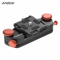 Andoer 금속 퀵 릴리스 카메라 허리 벨트 스트랩 버클 마운트 클립 퀵릴리즈 플레이트, 오렌지