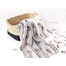 혜인천 밤부 이중거즈원단 베베노 color 2종, 백아이보리