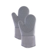 오븐 장갑 주방 실리콘 집게 전자 레인지 단열 고온 장갑 500 800 도 내화성 바베큐, 2pc gloves