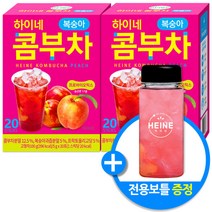 하이네 콤부차 복숭아 +전용보틀증정, 5g, 40개입