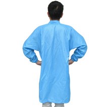 방진복 작업복ESD 남성 작업복 공장 아울렛 정전기 방지 안전 청정실 의류 방진 긴 보호 슈트, 02 WHITE_01 S