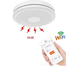 tuya app wifi 경보 화재 방지 연기 누출 감지기 일산화탄소 센서 co 독립, 5pc 와이파이 공동 연기