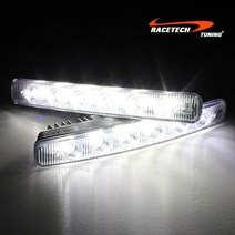 자동차 LED 주간점등램프 데이라이트 DRL, D. 에코파워 1W 6LED