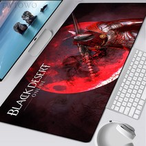 Mousepad 사용자 정의 XXL 대형 마우스 매트 키보드 패드 검은 사막 온라인 소프트 안티-슬립 사무실 노트, 7_Size 700x300x2 mm