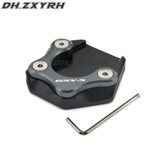 스즈키 GSX-S750 GSX-S1000 용 킥 스탠드 사이드 확장 패드 플레이트, 05 Titanium