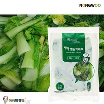 고향의 맛 무침 국 볶음용 농우 냉동 얼갈이 배추(1kg)frozen small cabbage, 1개, 1kg