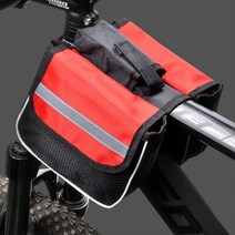 다번다 자전거 쓰리백 사이클백 자전거가방 자전거안장가방 바이크백, 색상-블랙