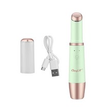 피부 미용 맛사지 관리 레이저 난방 요법 이온 전기 진동 아이 마사지 안티 에이징 링클 다크 서클 주름 제거 뷰티 리프트 아이 케어, 초록