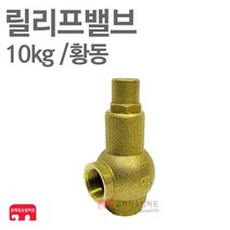릴리프 밸브 10kg 황동 압력조절 안전밸브 펌프 소방