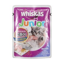 위스카스 새끼고양이사료 주니어 고등어 80g 캣, 저렴한닷컴 1, 저렴한닷컴 본상품선택