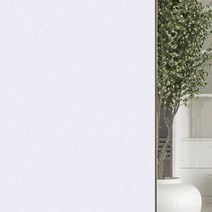 유스몰 창문 사생활 보호 필름 시트지 2개 세트, 화이트 50cm*100cm 2개
