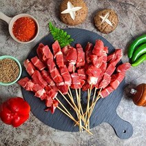 에어프라이어 양꼬치 2kg 양고기 구이 캠핑용 캠핑, 바베큐(숯불용)