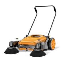 산업용 바닥청소기 축사 건설현장 카트 건식, 55L 전동식 흡입 선루프