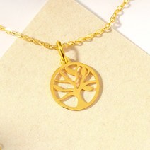 [골드팡] 24k 순금 행운나무 펜던트