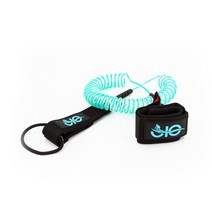 패들 바디 서핑 보드 보트 스탠드 업 패들 보드 로프 서핑 액세서리 용 7mm 10ft 가죽 끈 풋, 03 Green