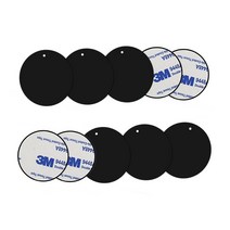 휴대폰 마그네틱 자석 거치대용 프리미엄 철판 메탈 플레이트, 원형 10개