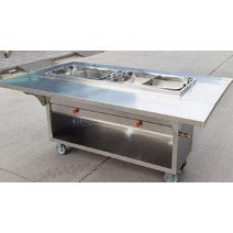 오뎅바 테이블 철제 노점 창업 술집 야시장 업소용 어묵, 회색