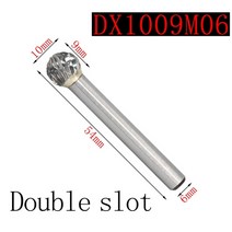 우드카빙 목공용 조각도 세트 로타리 파일 카바이드 나무 파일 비트 dx 6mm 핸들 볼, dx1009m06