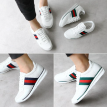 이쁜언니 크로스 삼선 키높이 커플스니커즈 국내제작