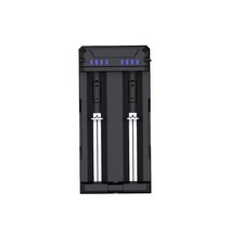 XTAR 엑스타 FC2 18650 21700 20700 2구 급속 충전기, 1개