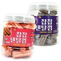 쏨달펫 찹찹 덴탈껌 2종 세트, 장+유산균, 눈+피부, 250g, 1세트