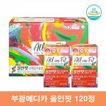 부광 올인핏 징코 빌로바 홍국 콜레스테롤 혈행 혈액 순환 개선제 영양제 모나콜린K, 120정 1박스, 1개
