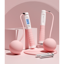 줄없는 줄넘기 무선 줄넘기 스마트웨스트줄넘기, 핑크