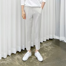 아도르클래식 스마트 스판 9부 남자 슬랙스