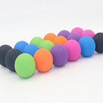 짐볼 Myofascial 출시 휘트니스 땅콩 마사지 볼 근막 롤러 필라테스 요가 체육관 편안한 운동 장비 공, 05 하늘색
