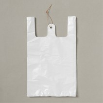 키알리 마트 봉투 손잡이 비닐 봉지 흰색 백색 비닐 봉투 소형 1호 2호 400매 (200px2), 제품선택, 1호(19.5cm)