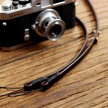 8mm 수제 카메라 스트랩 헤드 레이어 소가죽 복고풍 마이크로 싱글 로프-116560, 단일옵션, 07. 【커피 흑실】 테더 스타일