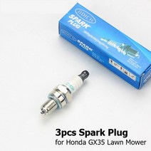 혼다 GX35 /139F / 140F 가솔린 엔진 예초기 및 고압 동력 분무기 점화 플러그 3강아지 스파크, 02 3pcs for 139F