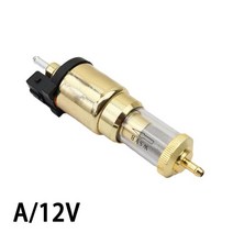 자동차 업그레이드 초저소음 히터 연료 펌프 12V/24V 1kw-5kw 범용 공기 주차 오일 트럭 펌프용, [03] Black 12V
