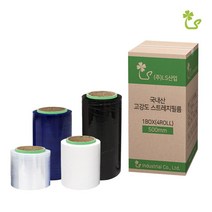 (무료 재단 슬리터 공업용랩 1박스) 잘 풀리는 스트레치필름 포장랩 산업용 자동 파레트 롤포장, 4등분(125mm) 1BOX, 슬리터 투명 23T-230M