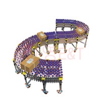 휠 자바라컨베이어 롤러컨베이어 폭50cm 스토퍼무료장착, 57cm-85cm