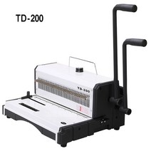 바인딩 머신 책 양장본 TD-200 4 종이 바인더 펀칭 기계 4x4mm 스퀘어 바인딩 사진 앨범, 한개옵션0
